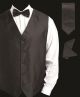 Daniel Ellissa Chessboard Textured Vest Set in Black (VS803-2)