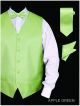Daniel Ellissa JQD Pattern Vest Set in Apple Green (VS804-1)