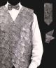 Daniel Ellissa Pattern Vest Set in Silver (VS809-6)