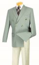 Vinci Men's Basic Double Breasted Blazer in Gray (Z-DPPG)